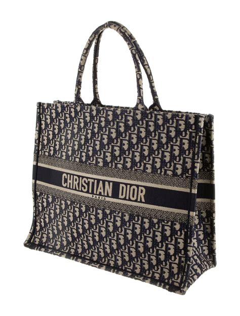 christian Dior blue totes